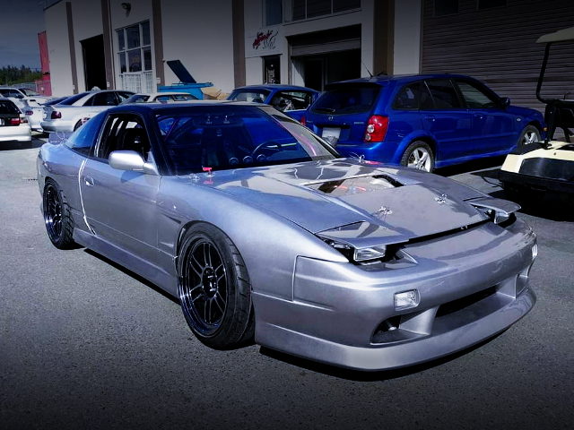FRONT EXTERIOR S13 240SX HATCH SILVER