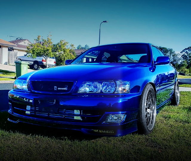FRONT FACE JZX100 CHASER BLUE