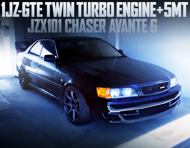 1JZ-GTE TWIN TURBO ENGINE JZX101 CHASER BLACK