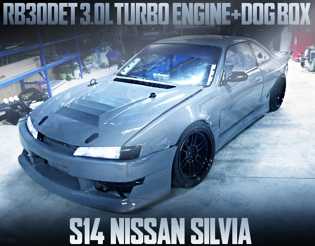 RB30DET TURBO ENGINE DOGBOX S14 SILVIA KOUKI GRAY