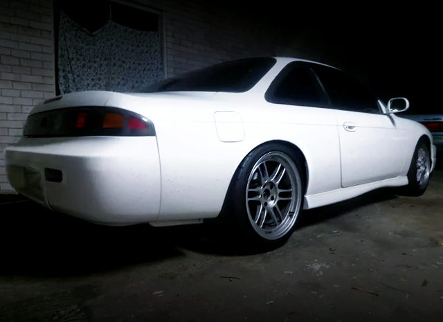 REAR EXTERIOR S14 SILVIA KOUKI WHITE