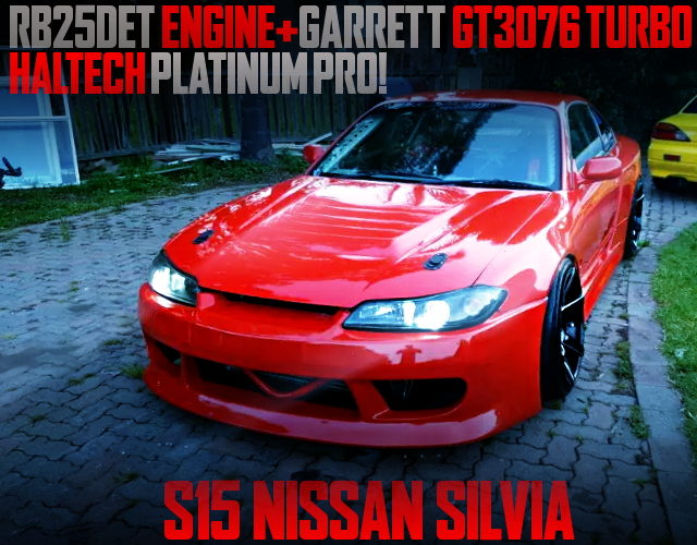 RB25DET WITH GT3076 TURBO S15 SILVIA RED