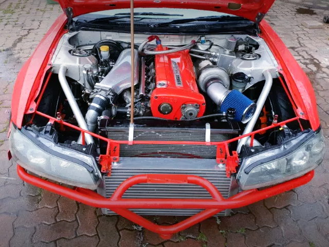 RB26 COVER TO RB25DET TURBO ENGINE