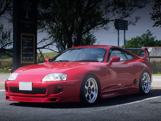 FRONT FACE JZA80 SUPRA RED