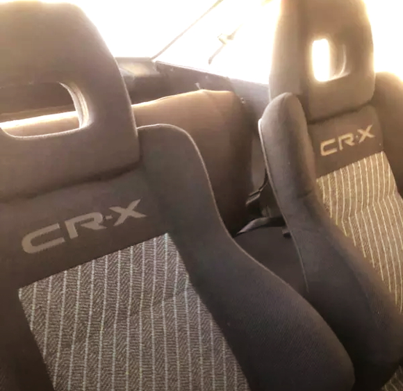HONDA CR-X SEAT CONVERSION TO B110 SUNNY