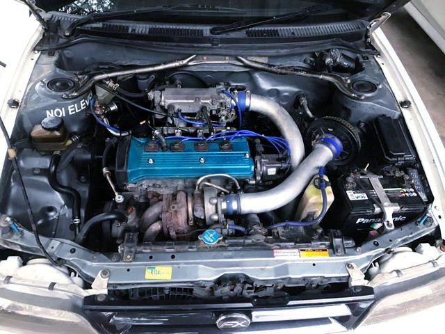 TOP MOUNT TURBO OF 4E-FTE ENGINE