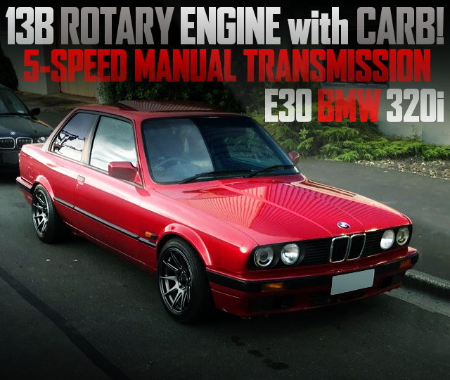 13B ROTARY ENGINE SWAP E30 BMW 320i RED