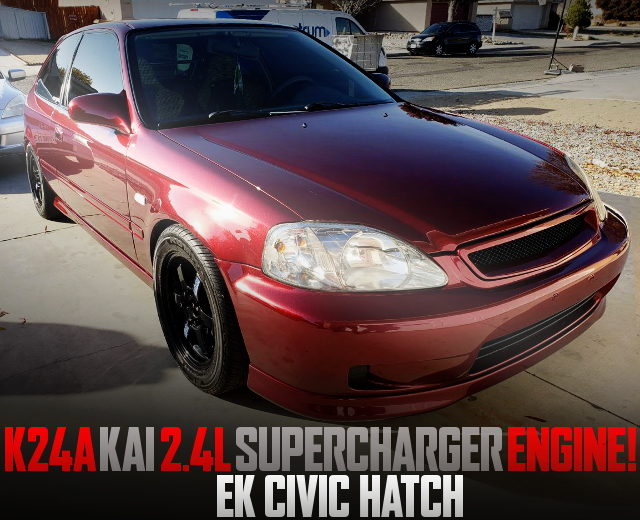 SUPERCHARGED K24A SWAP FOR EK CIVIC