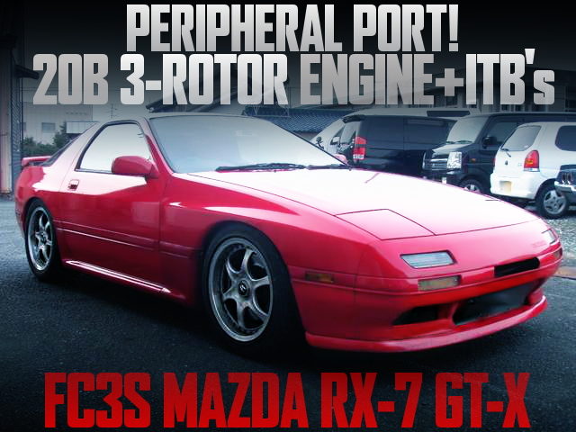 20B 3-ROTOR PP ENGINE INTO FC3S RX7 RED