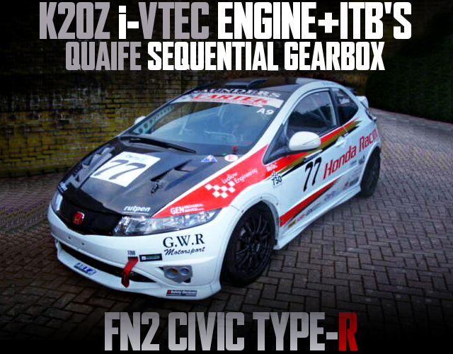 K20Z iVTEC ENGINE WITH ITB OF FN2 CIVIC TYPE-R EURO