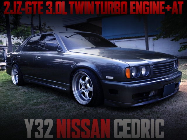 2JZ TWINTURBO ENGINE SWAP Y32 CEDRIC