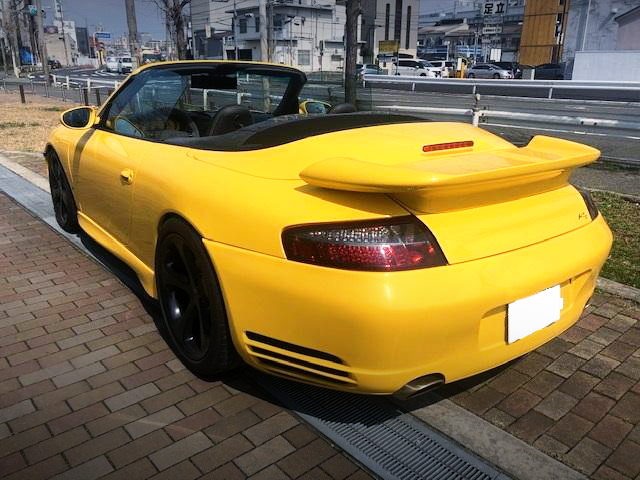 REAR EXTERIOR 996 PORSCHE 911 CABRIOLET