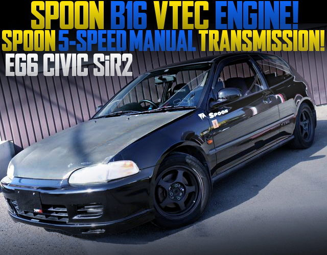 SPOON SPORTS ENGINE AND MISSION INSTALLED EG6 CIVIC