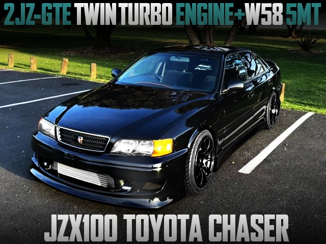 2JZ-GTE TWINTURBO ENGINE SWAPPED JZX100 CHASER
