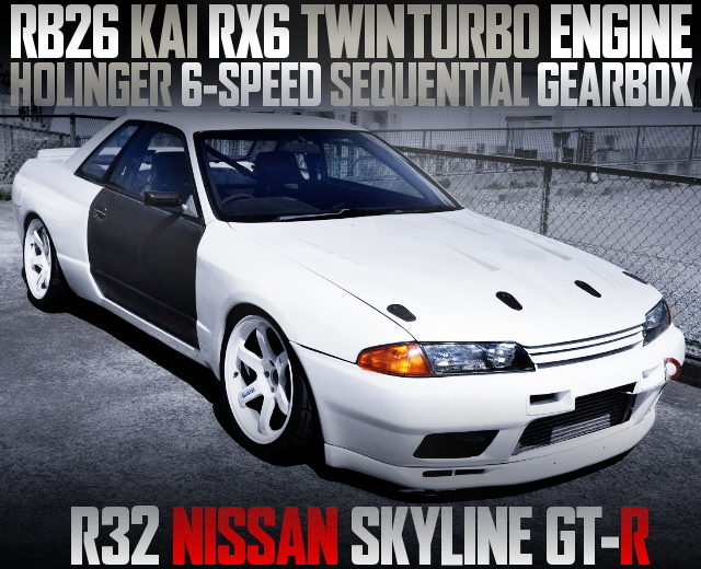 RX6 TWINTURBO AND HOLINGER 6MT WITH R32 GT-R