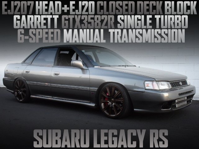 EJ207 BOXER ENGINE AND GTX3582R TURBO WITH 6MT FOR 1st Gen LEGACY RS