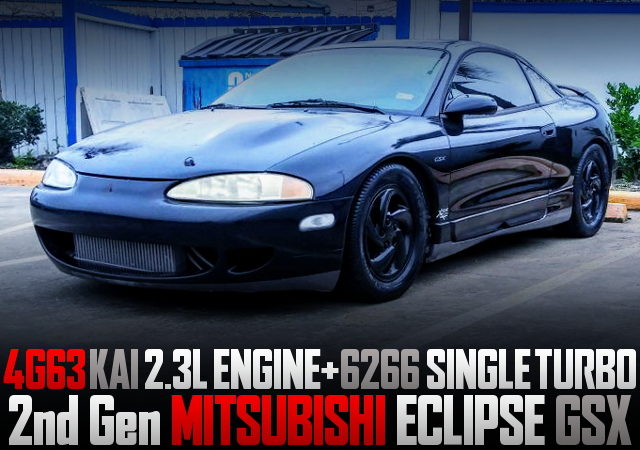 4G63 2300cc AND 6266 TURBO WITH 2ND GEN MITSUBISHI ECLIPSE GSX