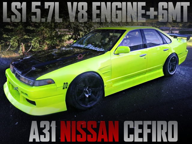 LS1 V8 ENGINE AND 6MT WITH A31 CEFIRO