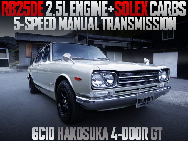 RB25DE CARBS ENGINE GC10 HAKOSUKA 4-DOOR GT