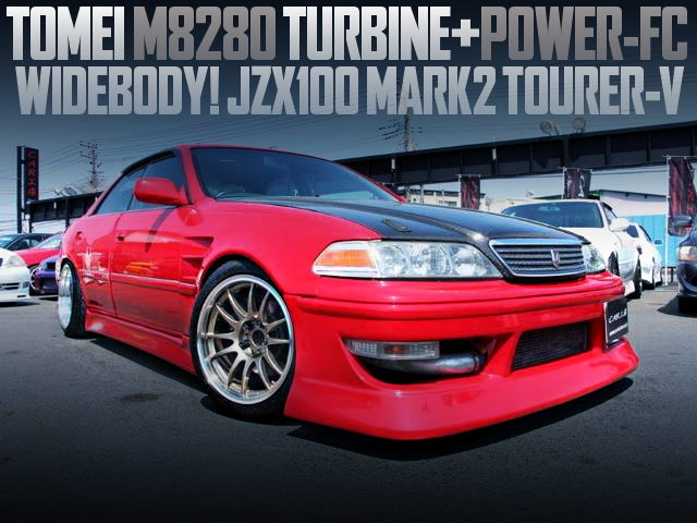 M8280 TURBO AND POWER FC WITH JZX100 MARK2 WIDEBODY RED
