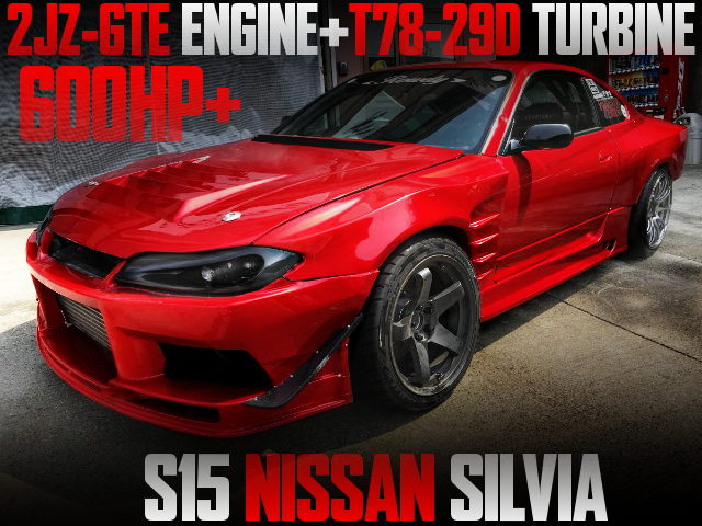 2JZ-GTE AND T78-29D TURBO WITH S15 SILVIA DRIFT CAR