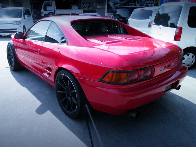 REAR EXTERIOR SW20 MR2 RED