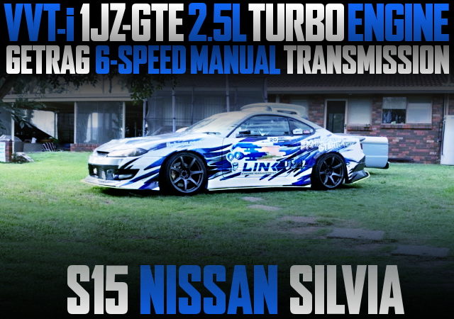 1JZ-GTE TURBO ENGINE AND 6MT WITH S15 SILVIA