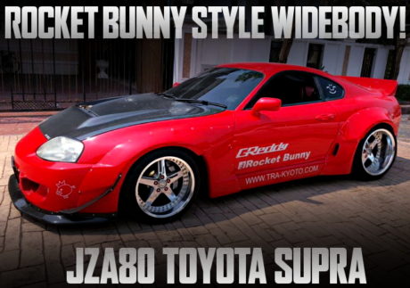 ROCKET BUNNY STYLE WIDEBODY FOR JZA80 SUPRA RED