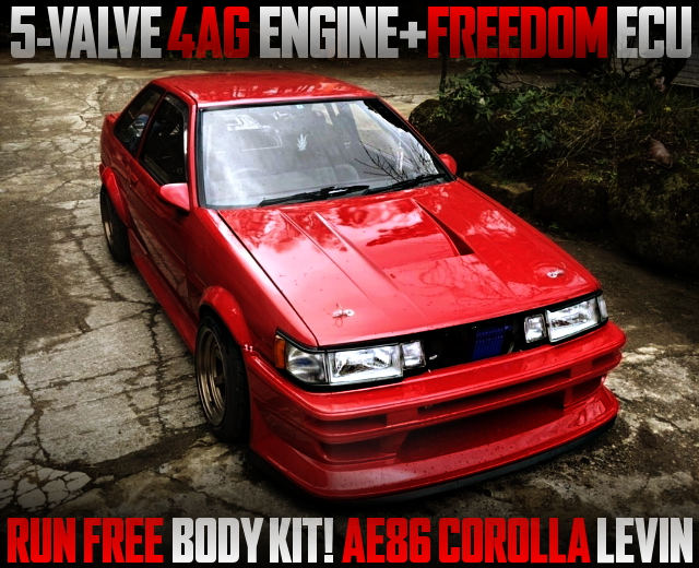 5V 4AG SWAPPED AE86 KOUKI LEVIN WITH RUN FREE BODY KIt