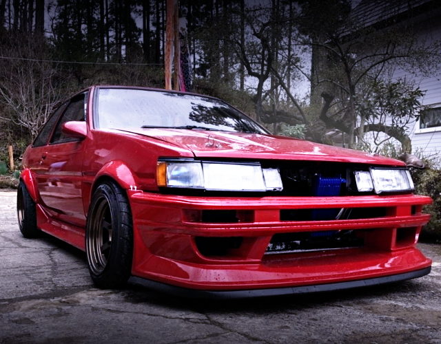 FRONT FACE TO AE86 KOUKI LEVIN