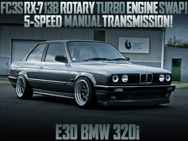 RX7 13B ROTARY TURBO ENGINE SWAPPED E30 BMW 320i