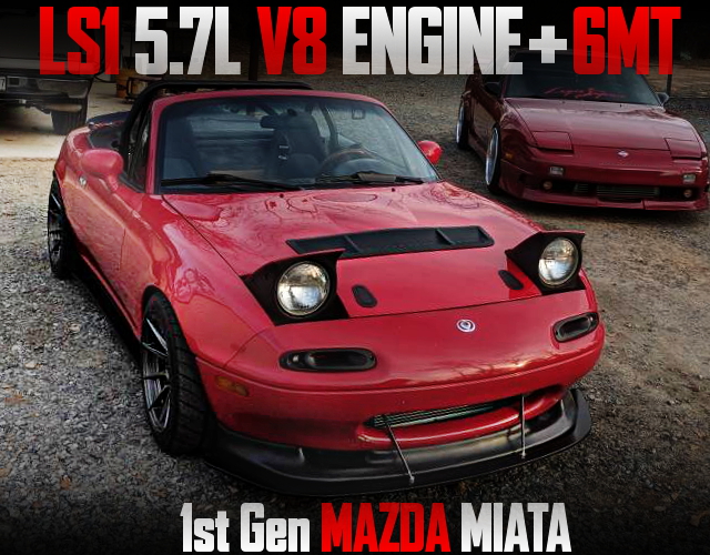 LS1 5700cc V8 ENGINE AND T56 6MT SWAPPED 1st Gen MAZDA MIATA
