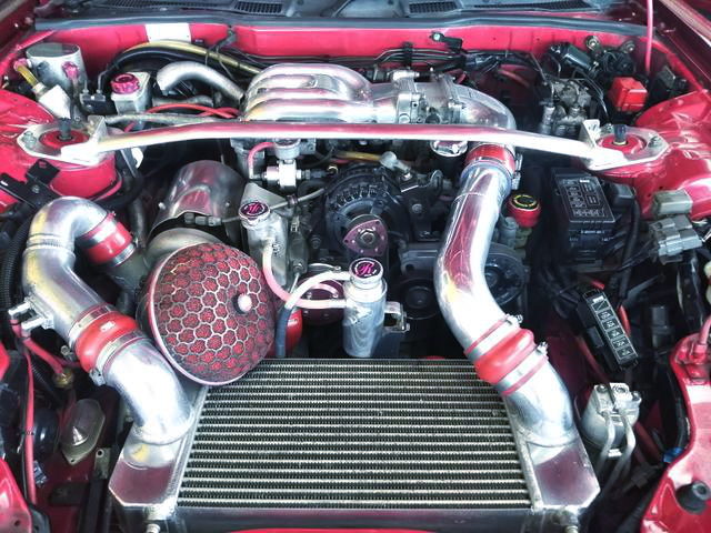 13B-REW ROTARY ENGINE WITH V-MOUNT INTERCOOLER