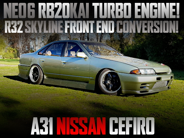 TURBOCHARGED NEO6 RB20 SWAPPED R32 FRONT END TO A31 CEFIRO