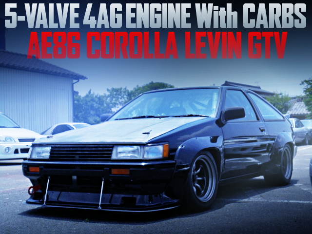 5V 4AG With CARBS INTO AE86 LEVIN GTV TRD WIDEBODY