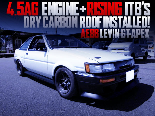 45AG ENGINE WITH RISING ITB INTO AE86 LEVIN GT-APEX