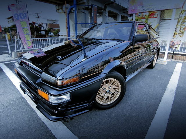 FRONT EXTERIOR AE86 BLACK LIMITED
