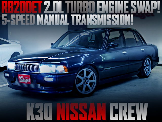 RB20DET TURBO ENGINE AND 5MT SWAPPED K30 NISSAN CREW