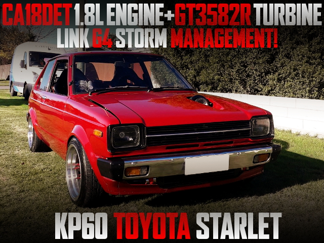 CA18DET ENGINE on GT3582R TURBO WITH KP60 STARLET