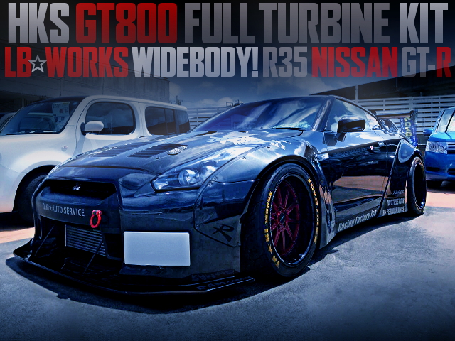 HKS GT800 FULL TURBINE AND LB-WORKS WITH R35 GT-R
