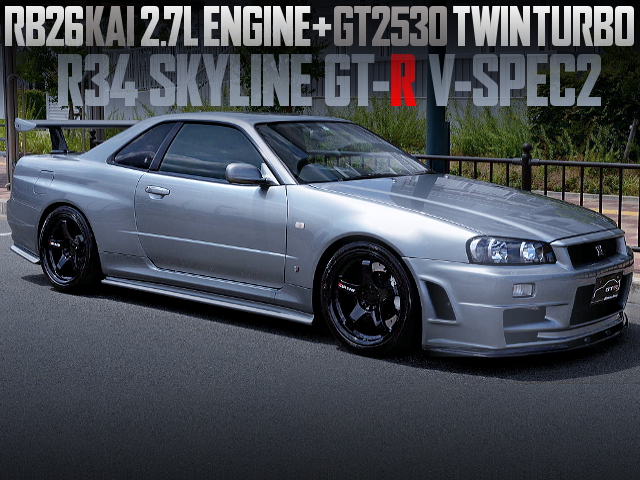 RB26 2700cc AND GT2530 TWINTURBO INTO A R34 GT-R VSPEC2