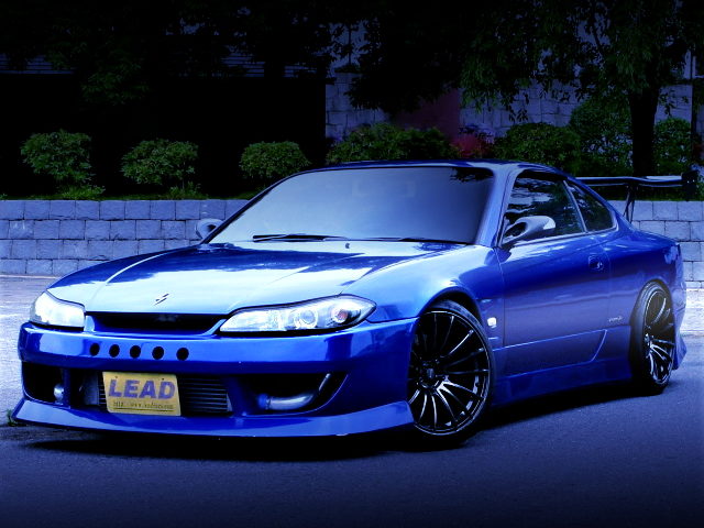 FRONT EXTERIOR S15 SILVIA BLUE
