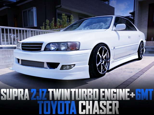 80SUPRA 2JZ TWINTURBO ENGINE AND 6MT SWAPPED 100 CHASER