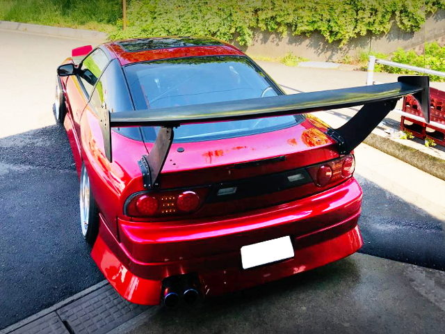 REAR EXTERIOR RPS13 180SX CANDY RED