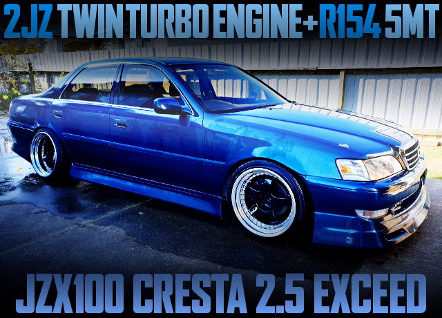 2JZ TWINTURBO ENGINE AND 5MT SWAPPED JZX100 CRESTA 25 EXCEED