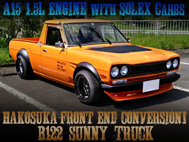 HAKOSUKA FRONT END AND A15 ENGINE CONVERSION B122 SUNNY TRUCK