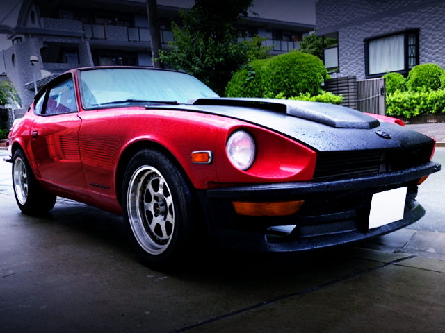 FRONT EXTERIOR S30 DATSUN 240Z RED