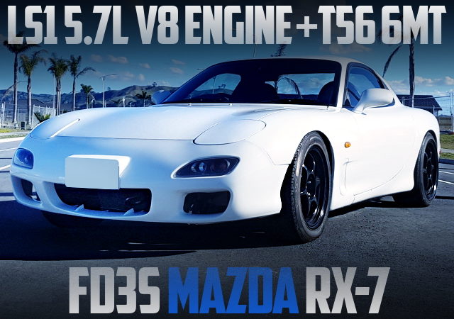 LS1 V8 ENGINE AND 6MT SWAPPED FD3S RX-7