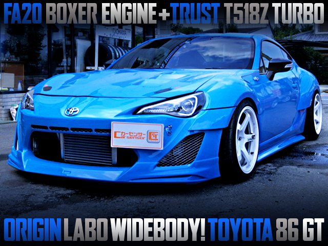 ORIGIN Labo WIDEBODY AND T518Z TURBO KIT WITH TOYOTA 86 GT