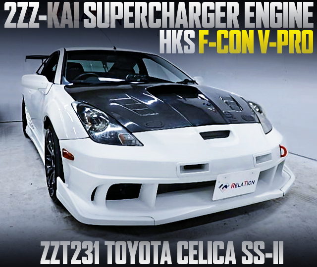 SUPERCHARGED 2ZZ ENGINE OF ZZT231 CELICA SS2